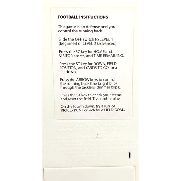 Mattel Handheld Retro Electronic Battery Operated Video Game - Picture 4 of 12